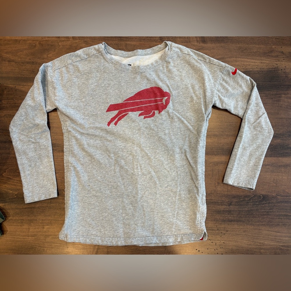 Nike NFL Team Apparel Buffalo Bills Fitted LS Shirt- Size Small ❤️💙